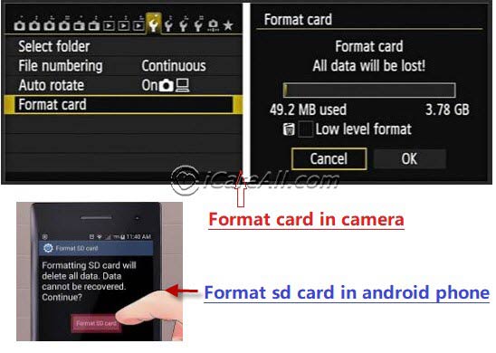 Recover data from RAW memory card