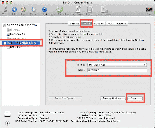 Open Disk Utility