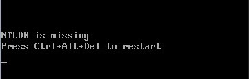 NTLDR is Missing