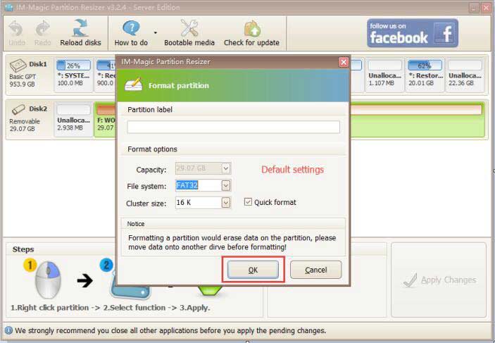 USB format tool