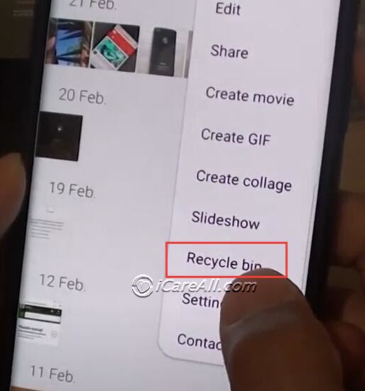 android phone recycle bin