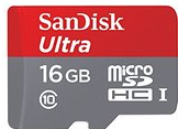 SanDisk Ultra 16GB MicroSD Card