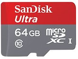 SanDisk Ultra 64GB MicroSD Card