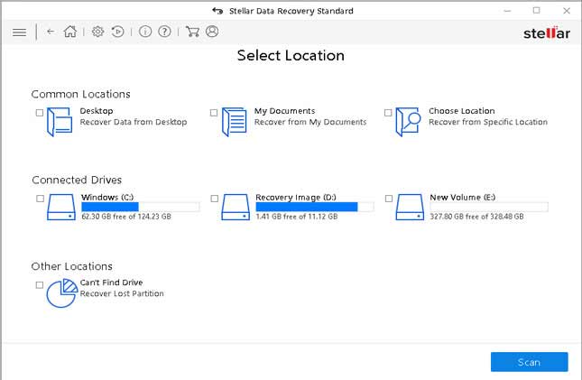 select drive to unformat